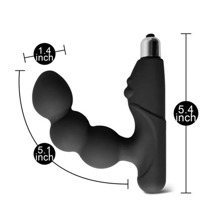 Prostate Massager With Vibrating Bullet